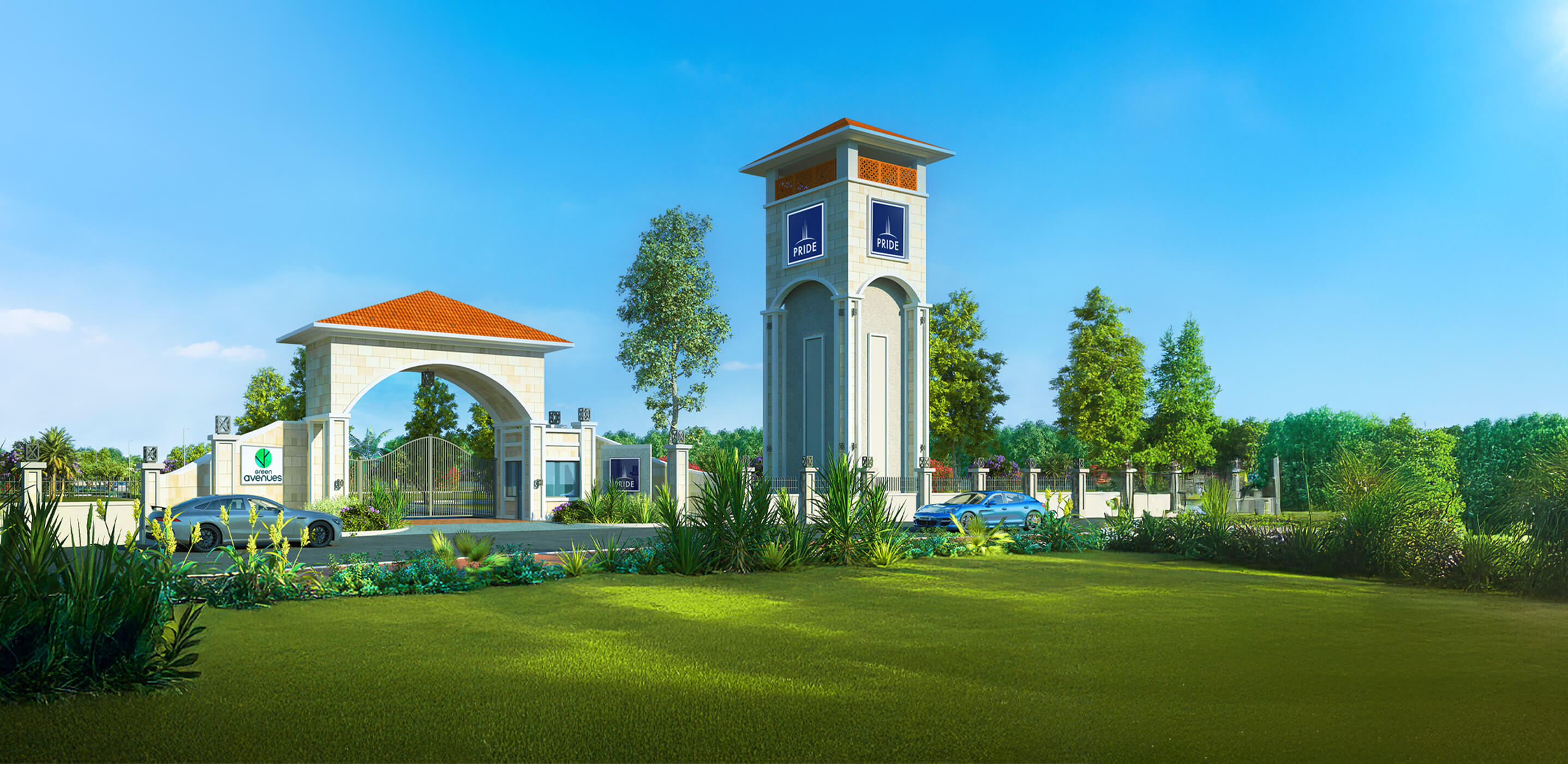 Exclusive plots & thoughtfully Designed layout